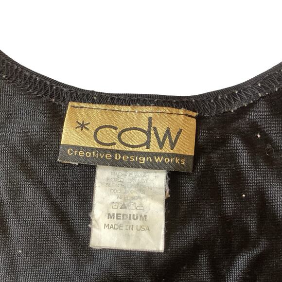 CDW Black Casual Top - Picture 4 of 6